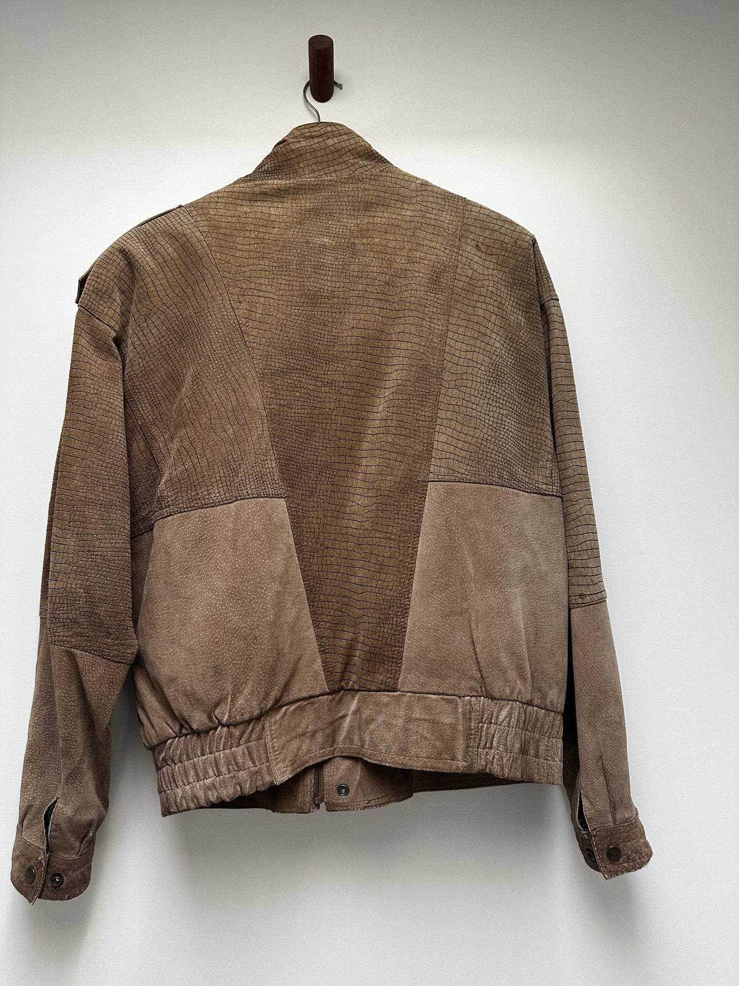 Vintage Byrnes & Baker leather bomber