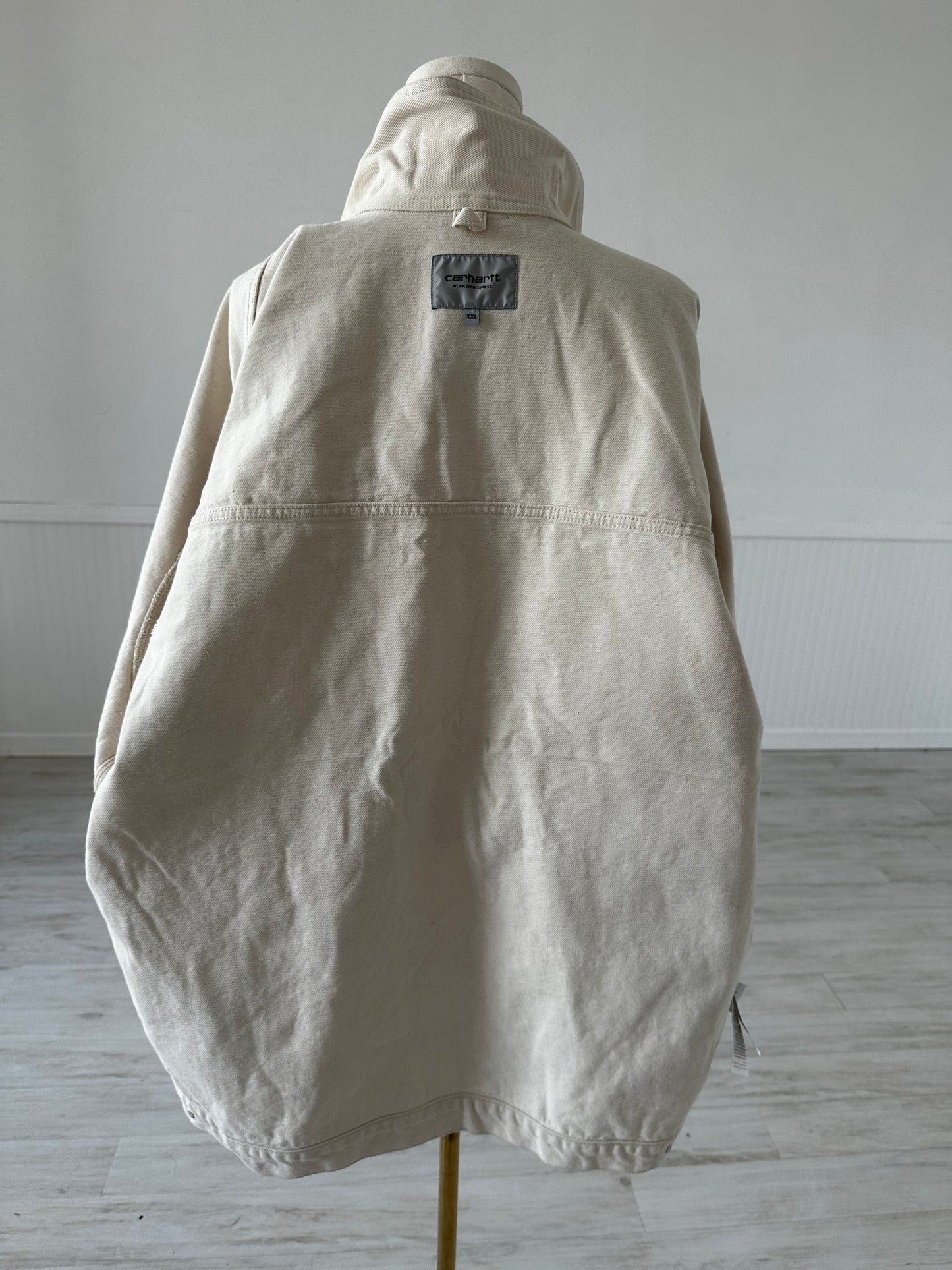 Carhartt cream chore coat
