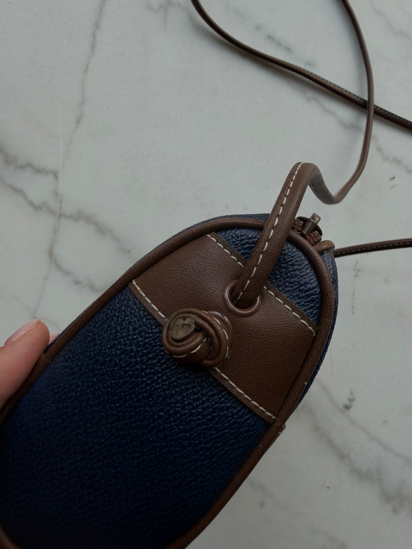 90s Esprit navy crossbody bag