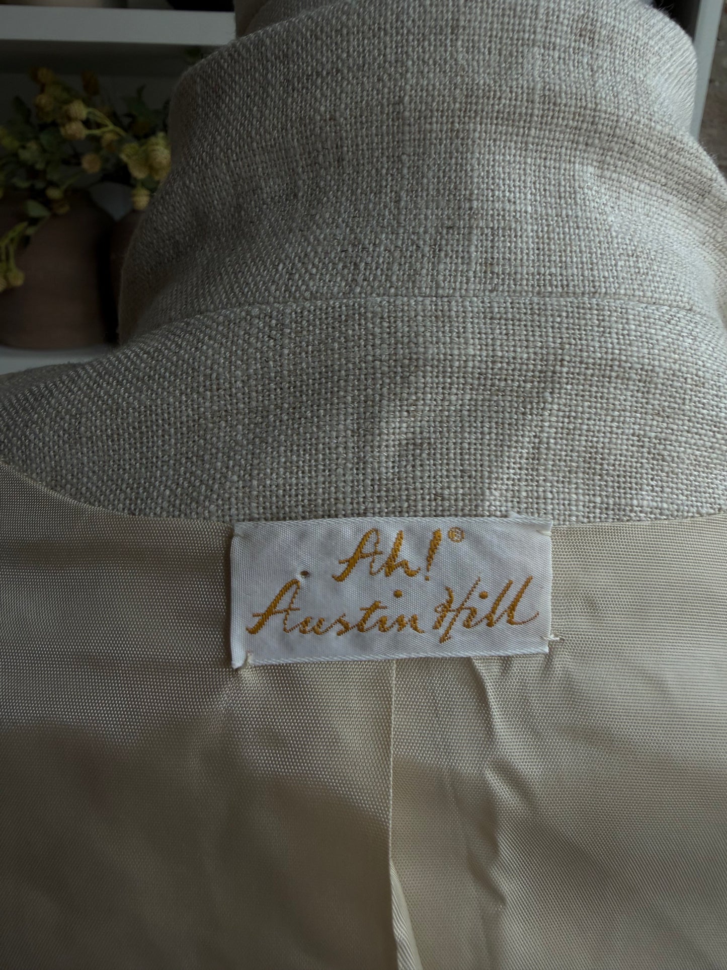 Vintage Austin Hill linen blazer