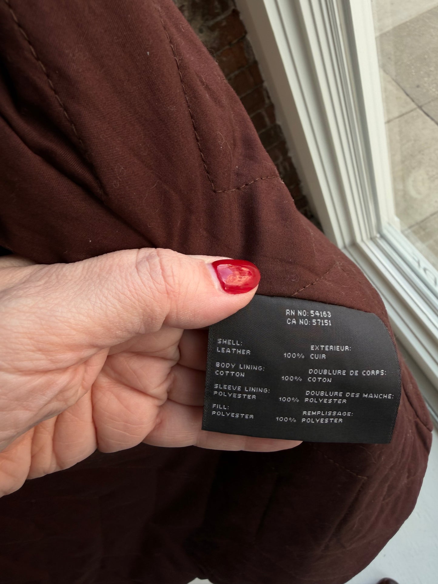 90s Andrew Marc leather jacket