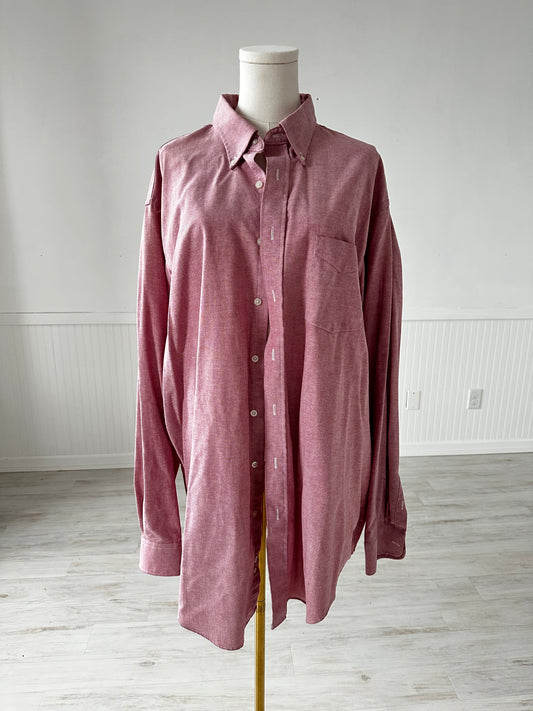 80s Sears Robuck faded red oxford. Made in USA