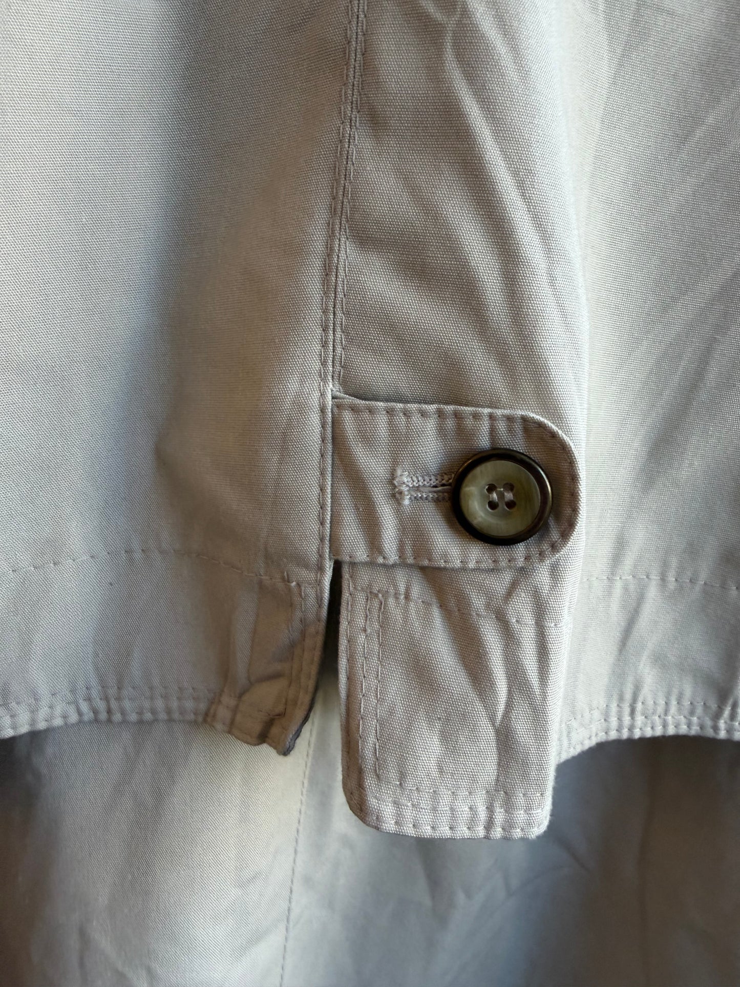 Vintage light khaki trench #1
