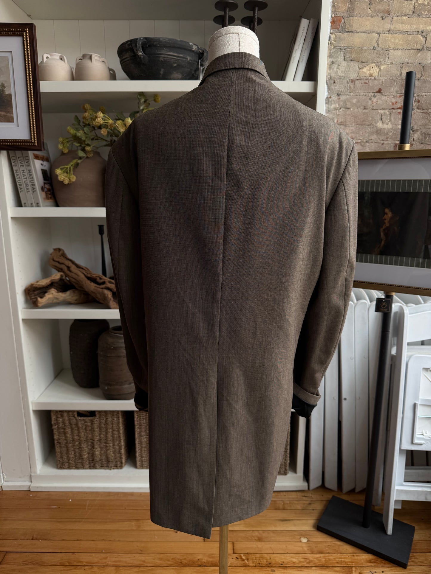 80s Lands End lightweight wool blazer. Made in USA