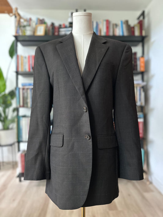 00s Ralph Lauren brown wool blazer