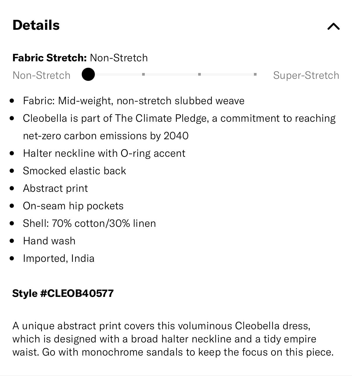 Cleobella Zola maxi dress size medium. Worn a few times