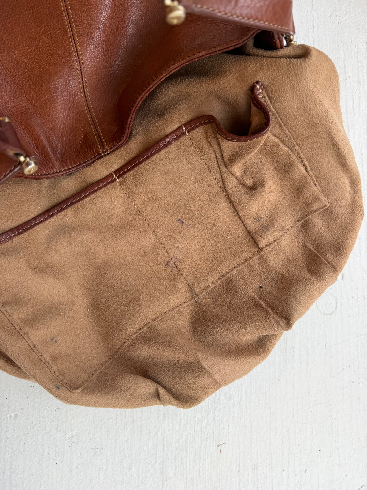 00 Liz Claiborne leather shoulder bag