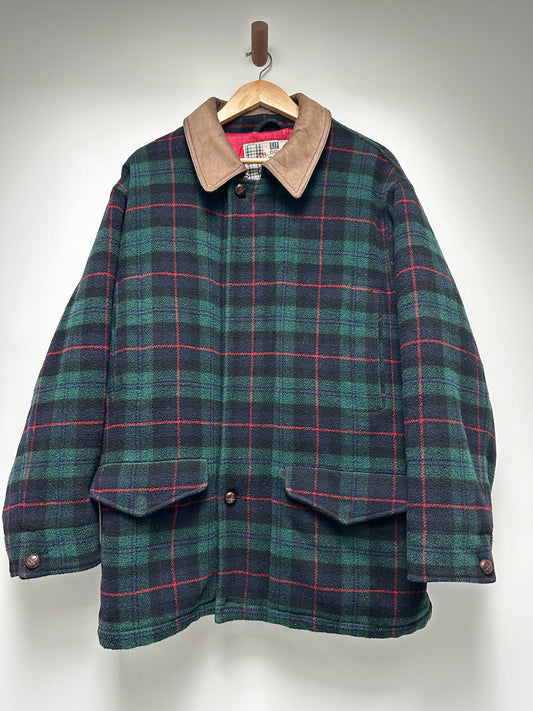 Vintage Gap wool plaid coat