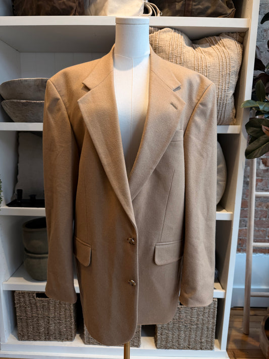 Oscar De La Renta wool cashmere blazer