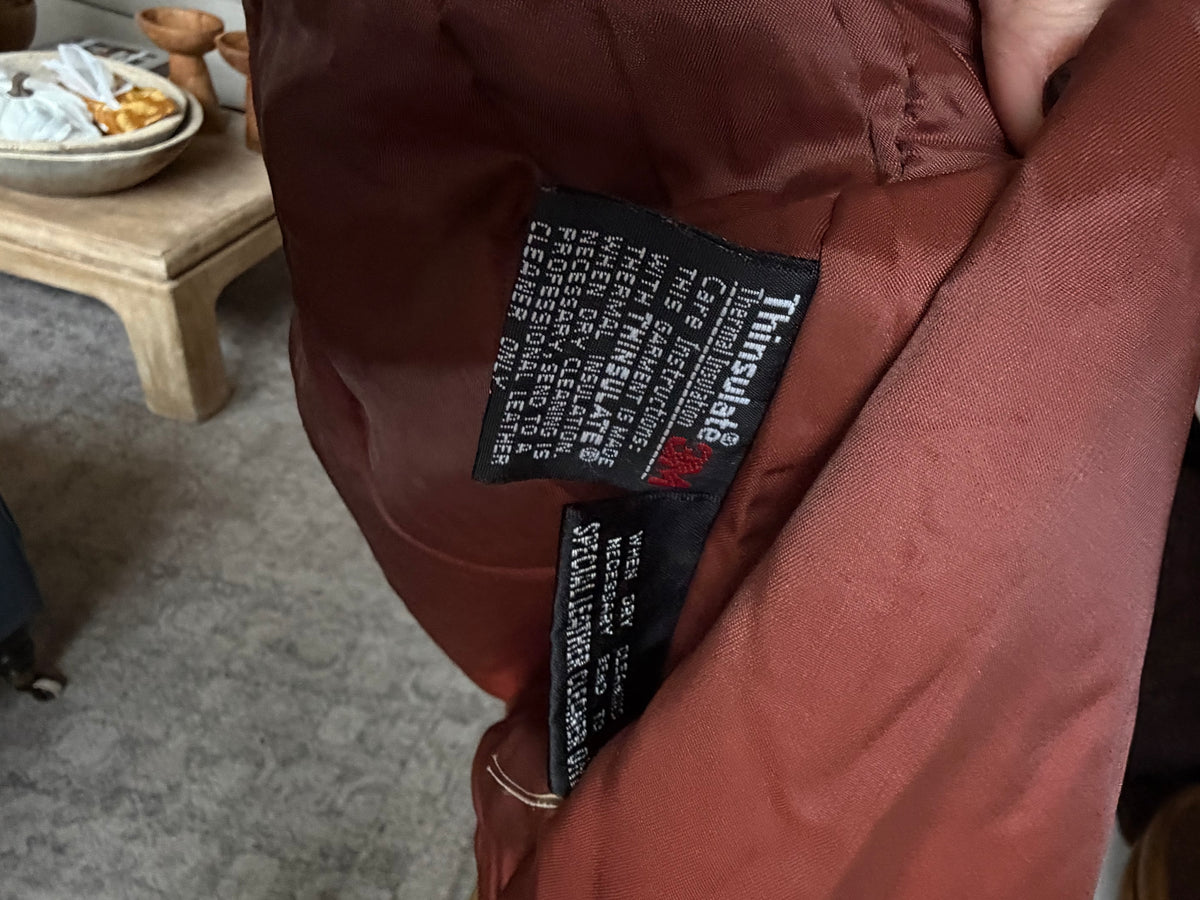 90s Wilson’s Adventure Bound leather bomber. Fits M-XL