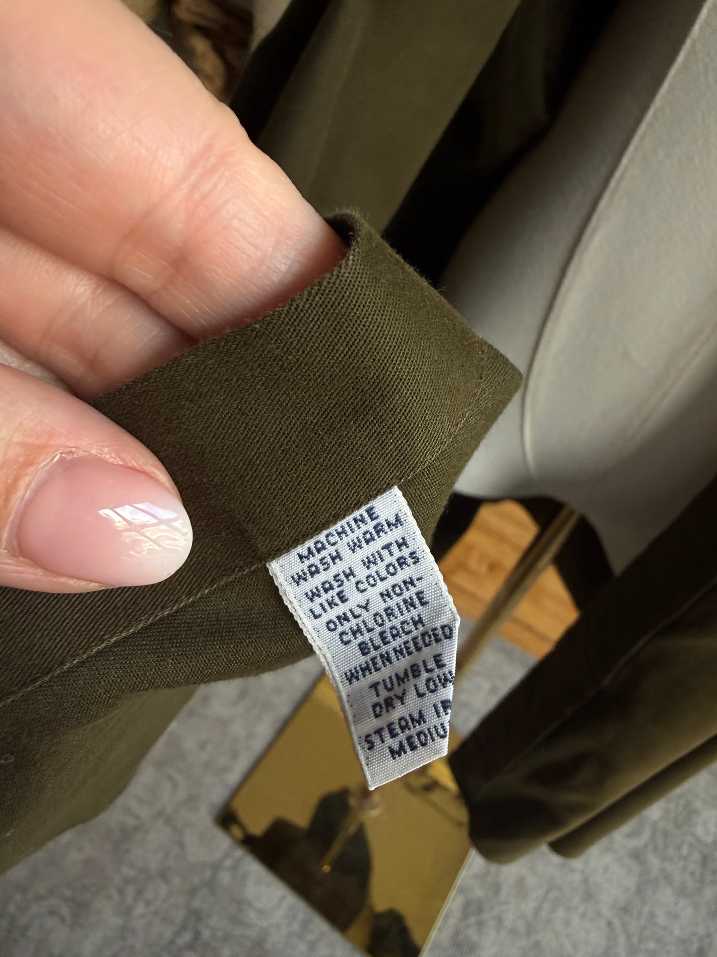 90s Ralph Lauren Olive button down