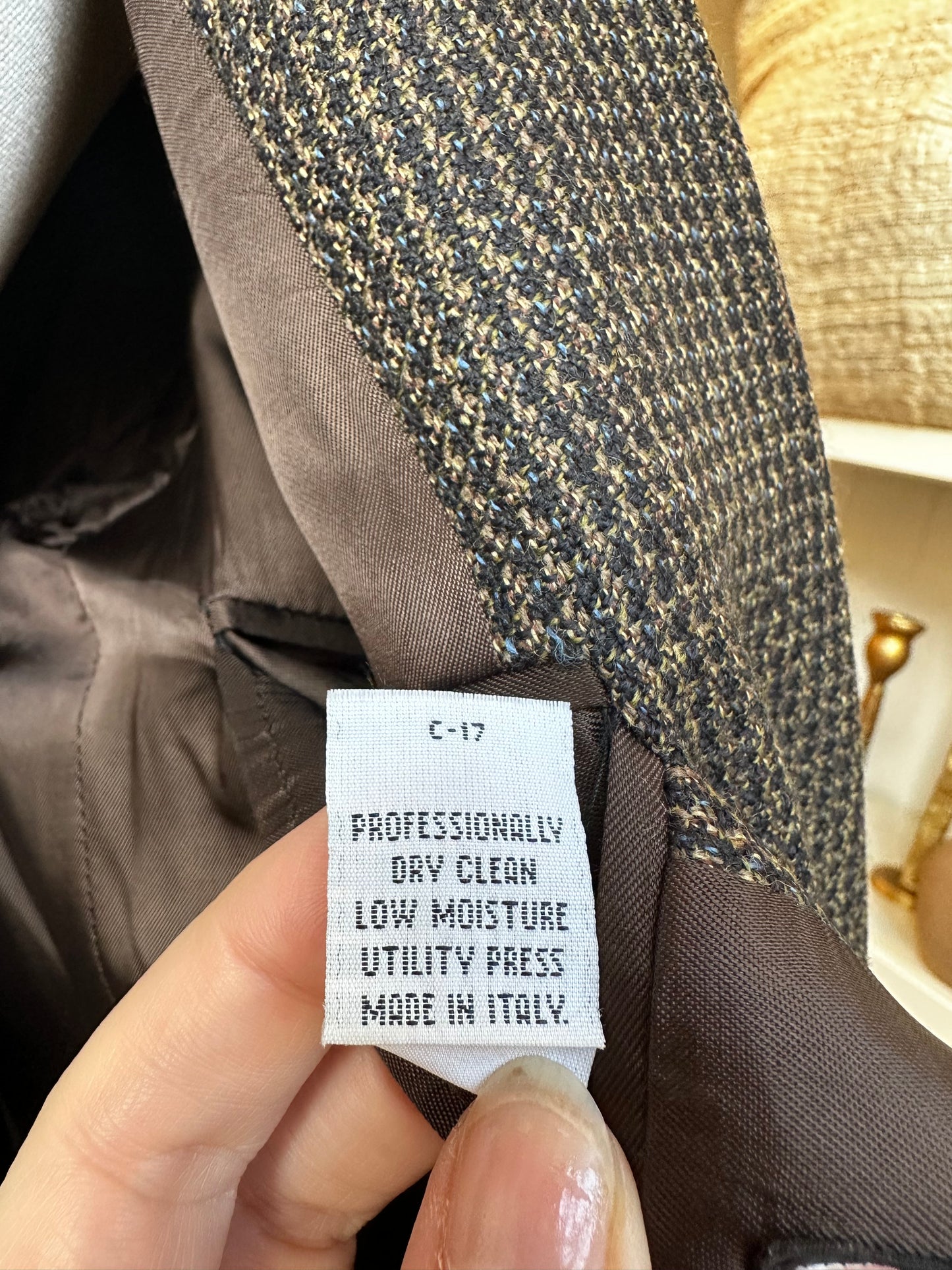 90s Resirva wool blazer. Made in Italy