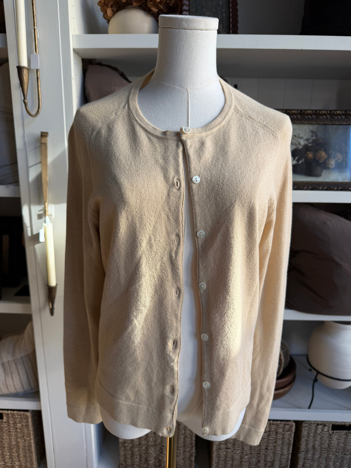 00s Burberry cotton cardigan. Made in Italy