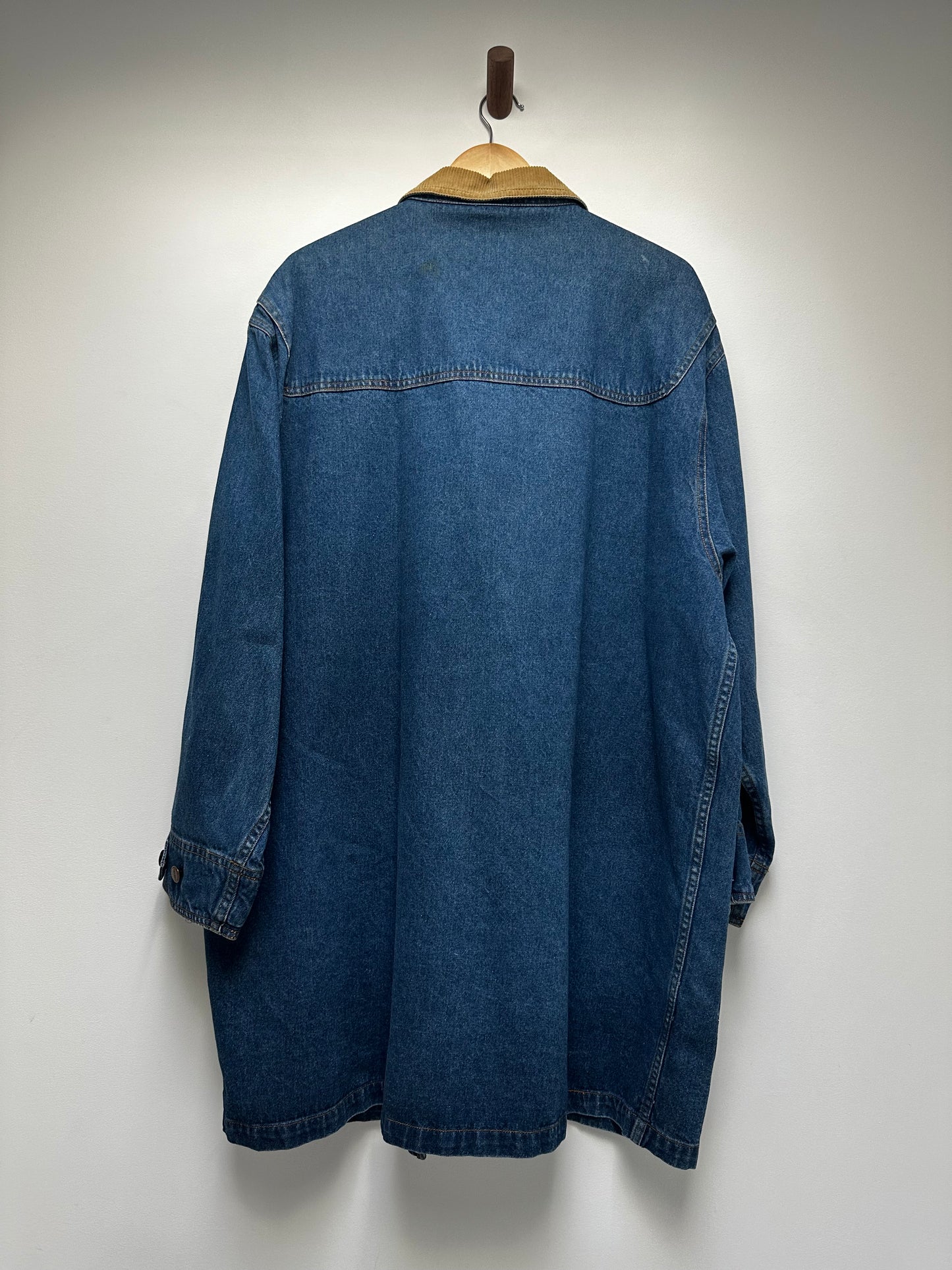 Vintage Venezia denim toggle coat