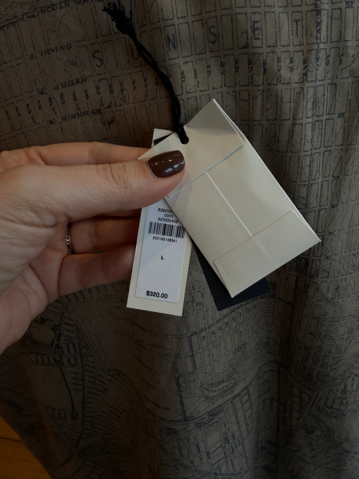Banana Republic Italian Moleskin barn jacket in dark brown. Size L