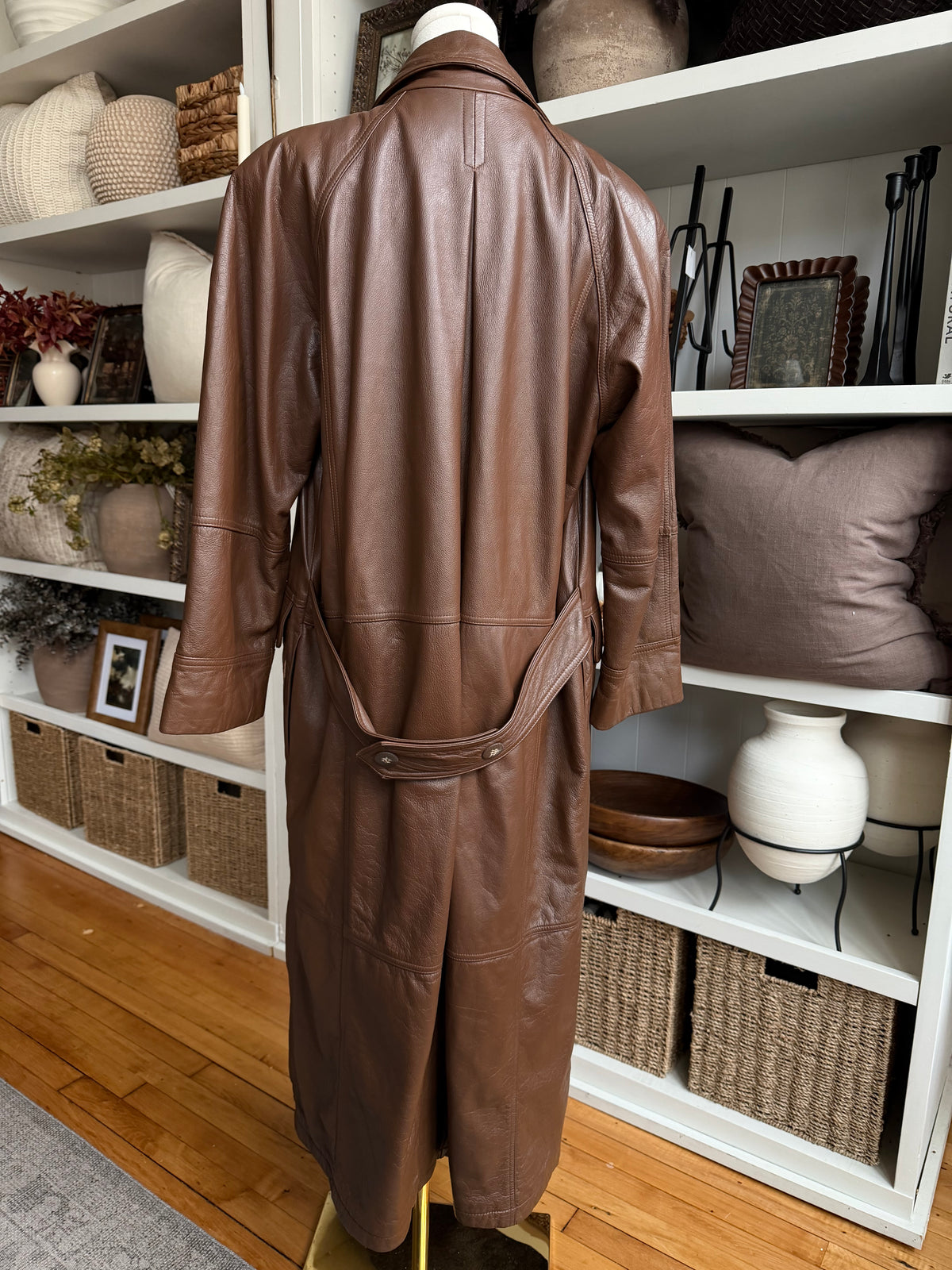 90s Together! leather trench. Fits S-L