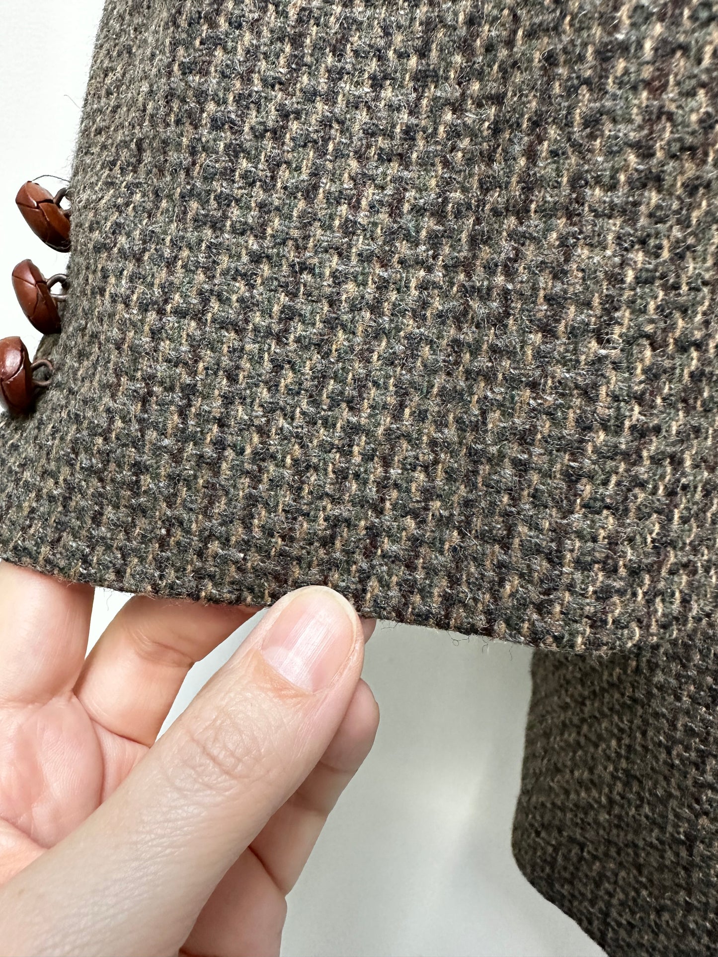 Vintage Tweed blazer with suede elbow patches