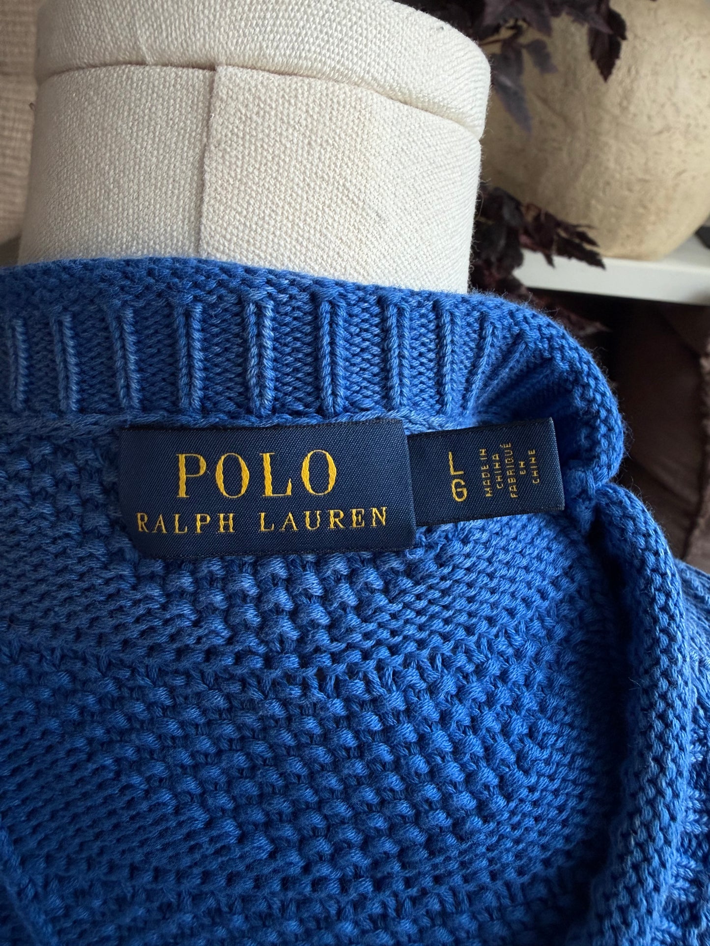 Polo Ralph Lauren cotton sweater. Fits S-L