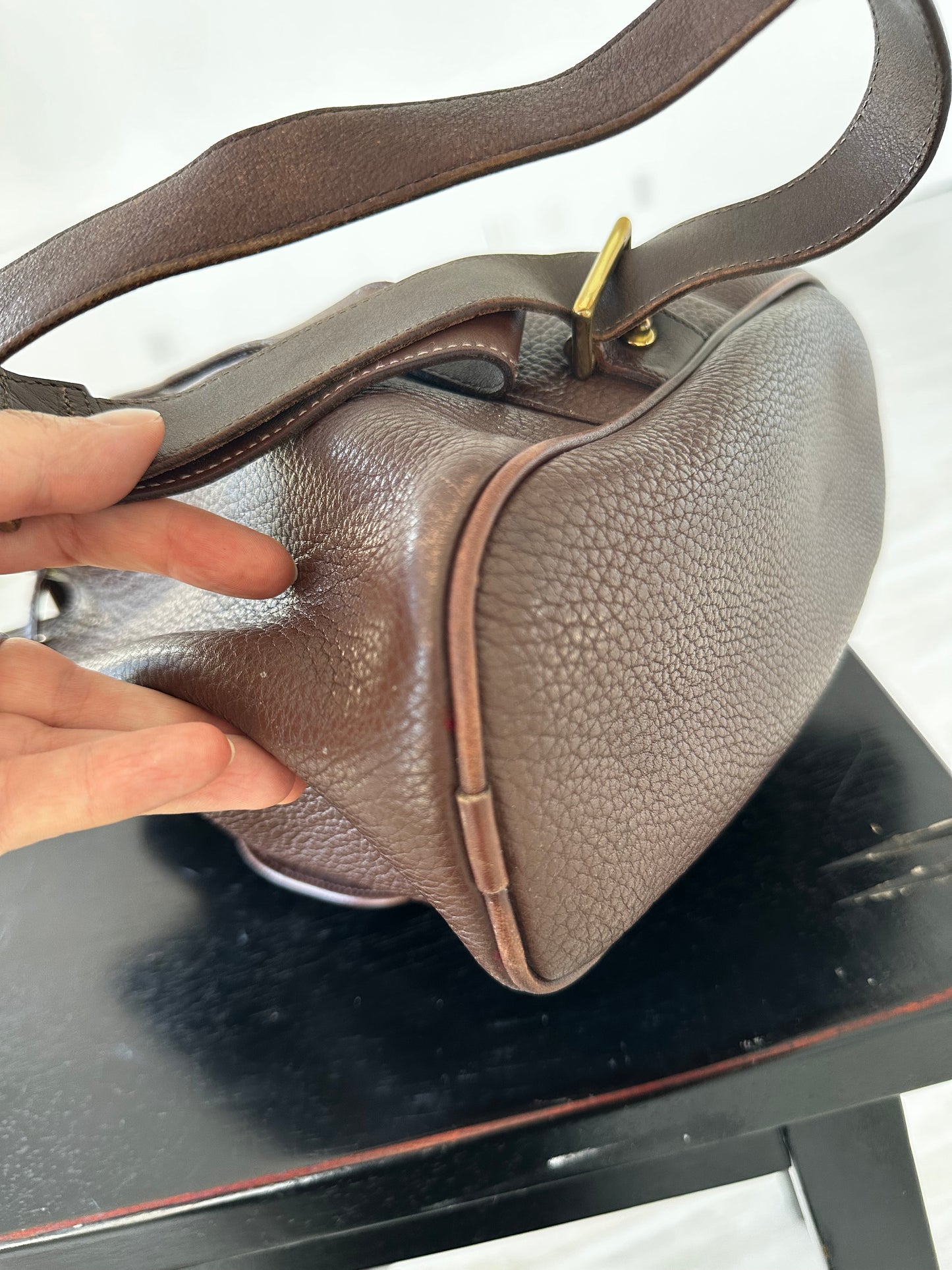 90s Dooney and Bourke sling bucket bag