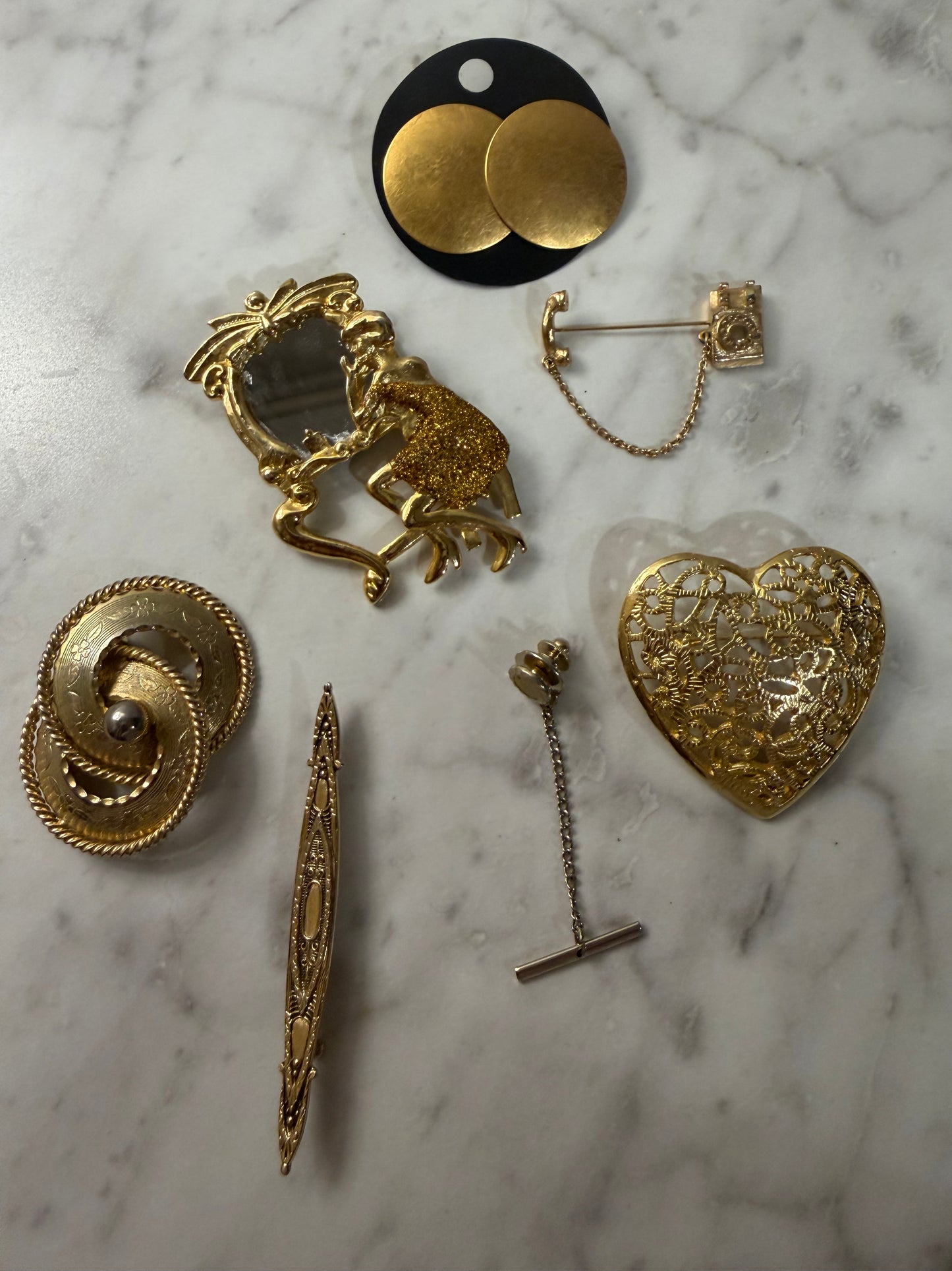#4 Gold Brooch pack