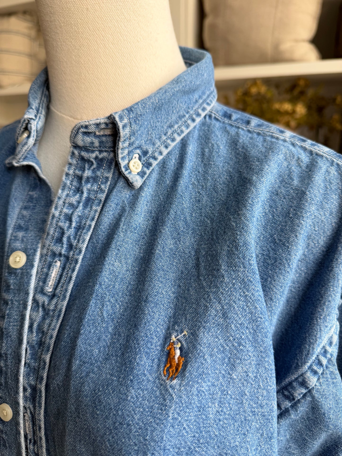 90s Ralph Lauren denim button down