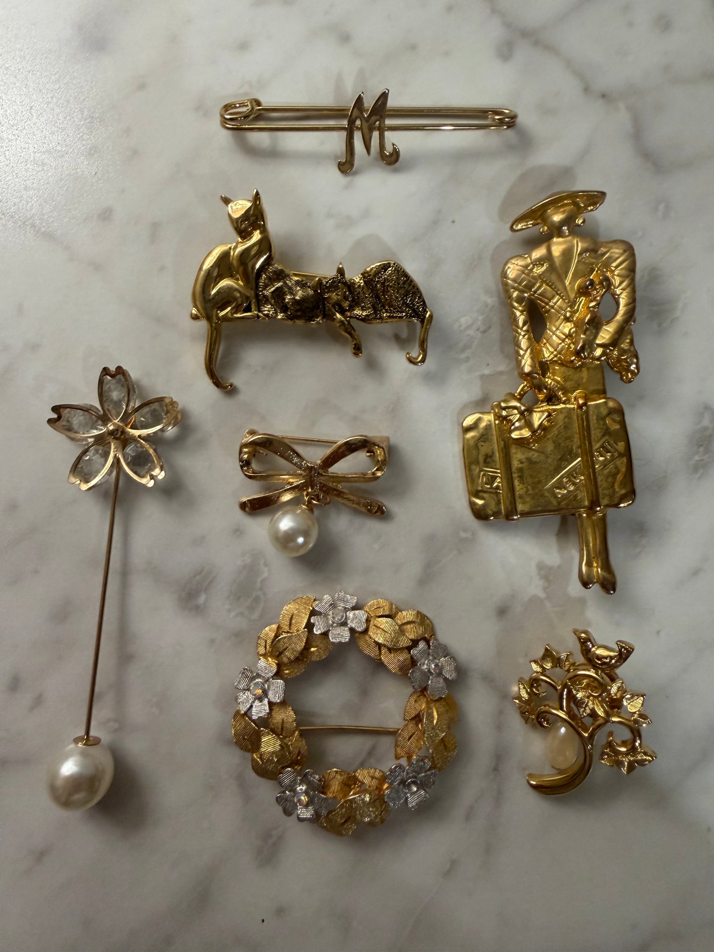 #2 Gold Brooch pack