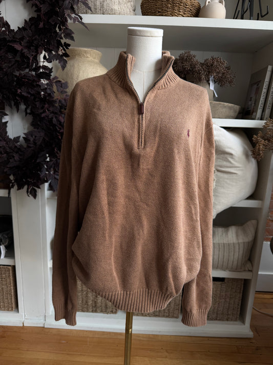 Ralph Lauren cotton half zip