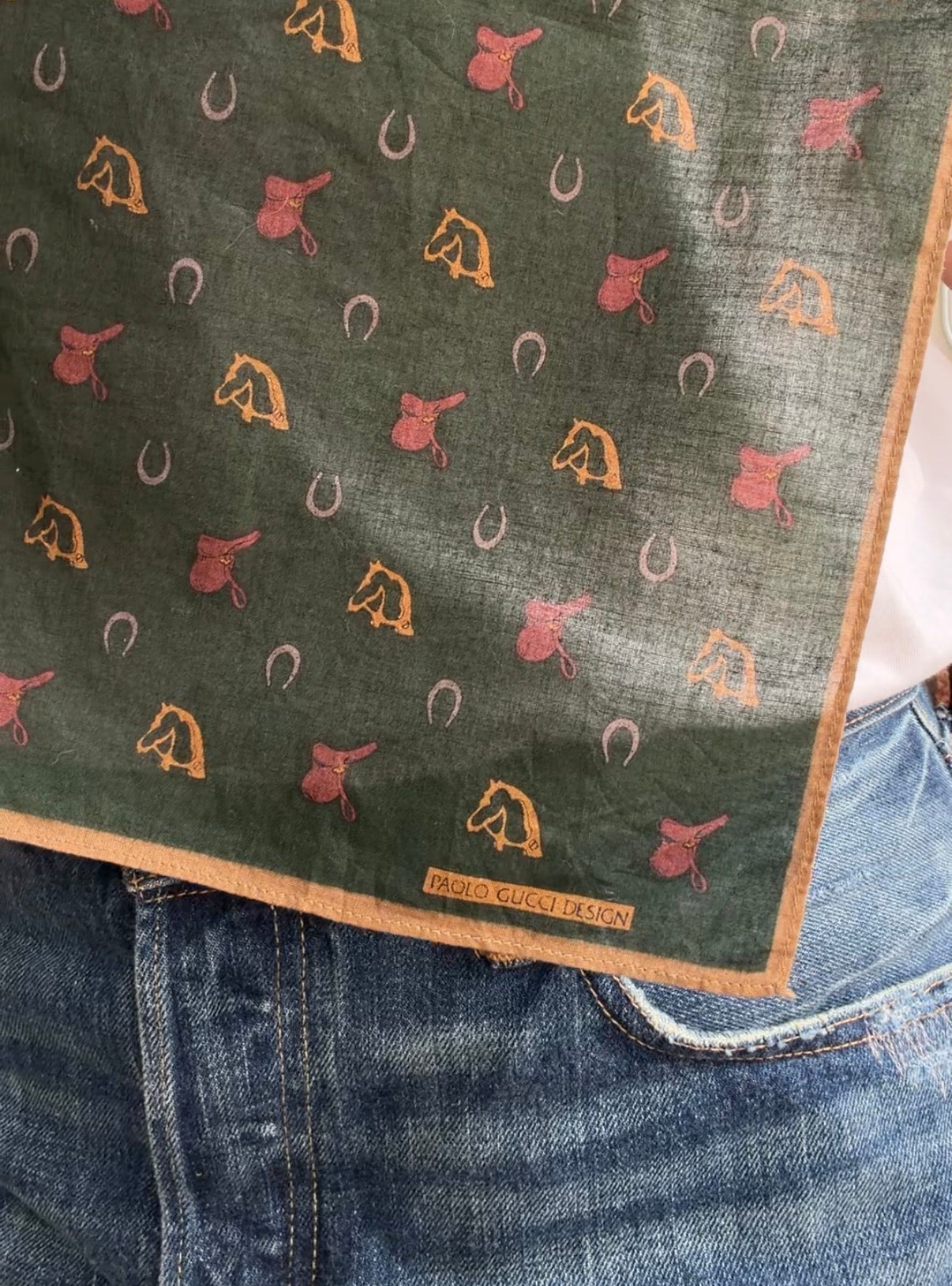 #7 Vintage Gucci scarf