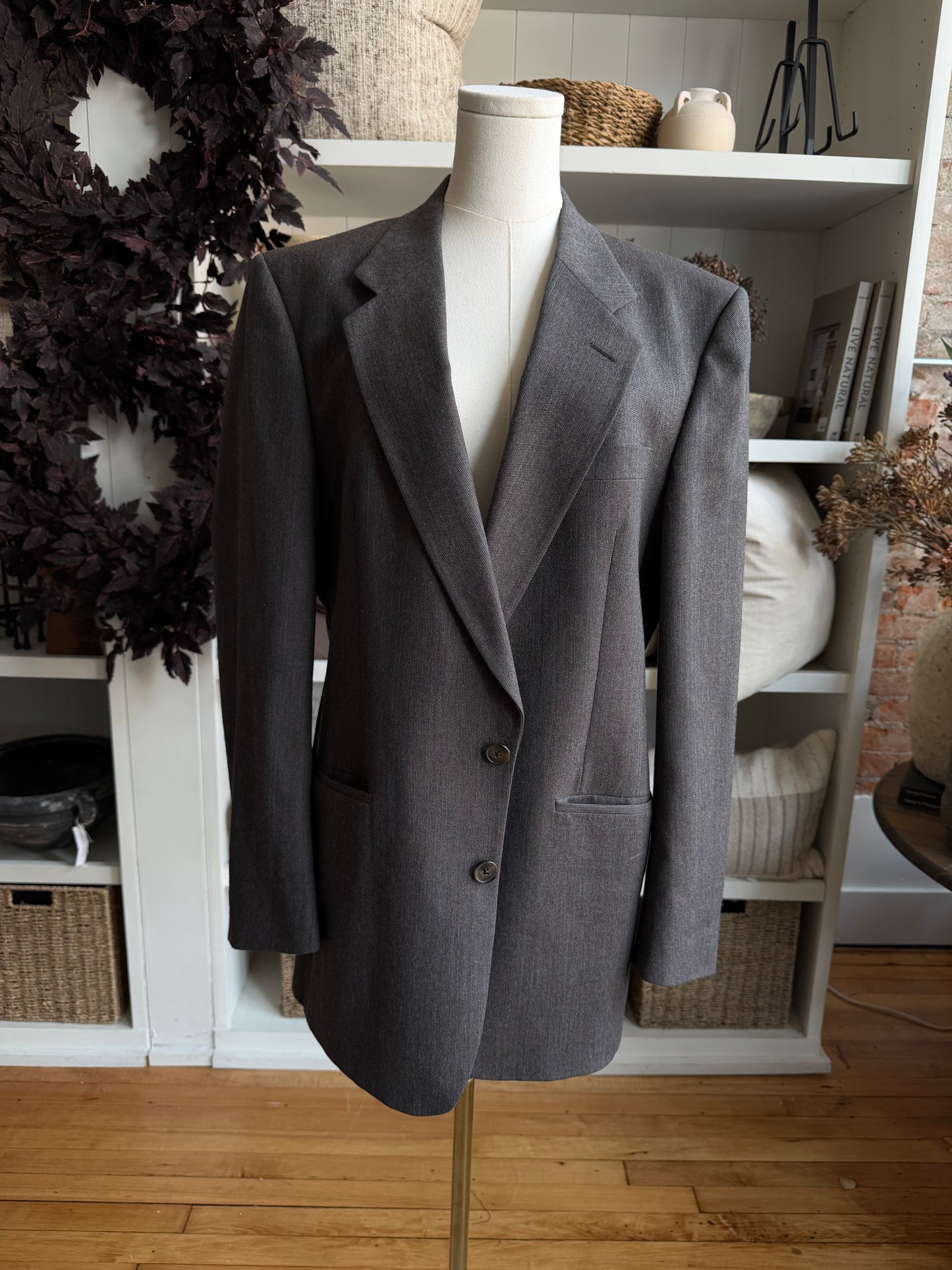 80s Christian Dior wool blazer. Made in the USA. Fits S-M