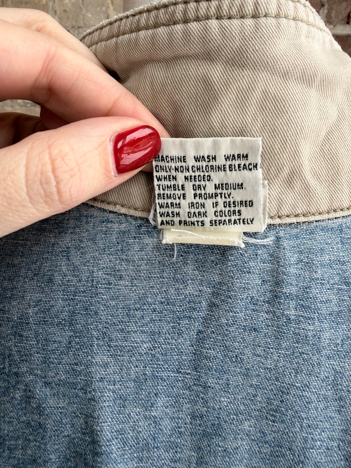 90s Cenza denim barn coat