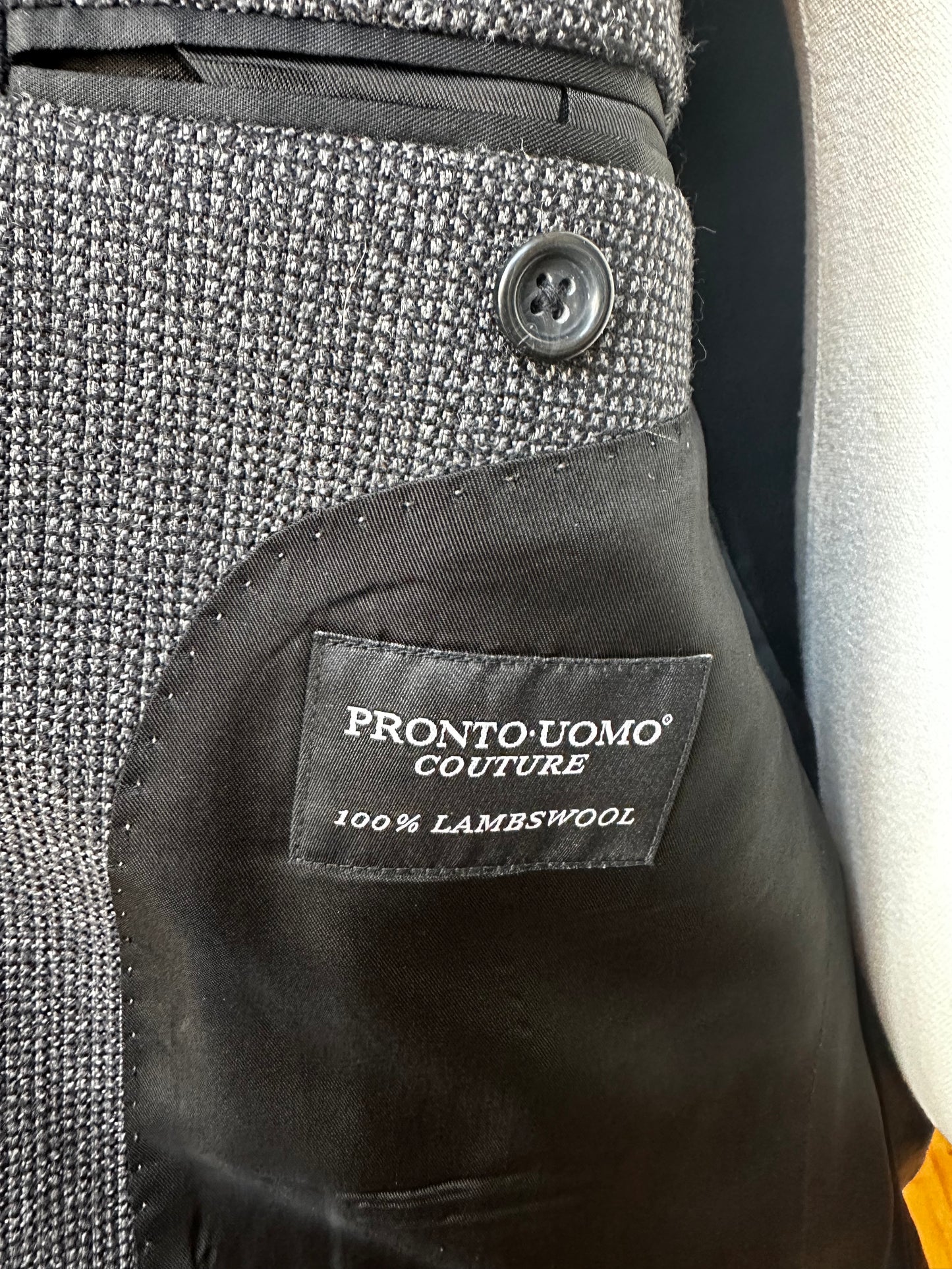 90s Pronto-Uomo Couture lambswool blazer
