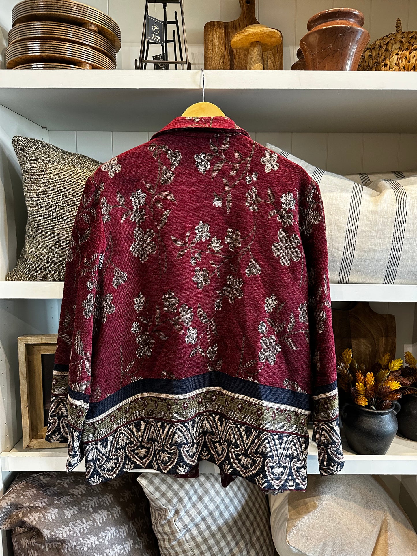 Vintage Sag Harbor tapestry jacket