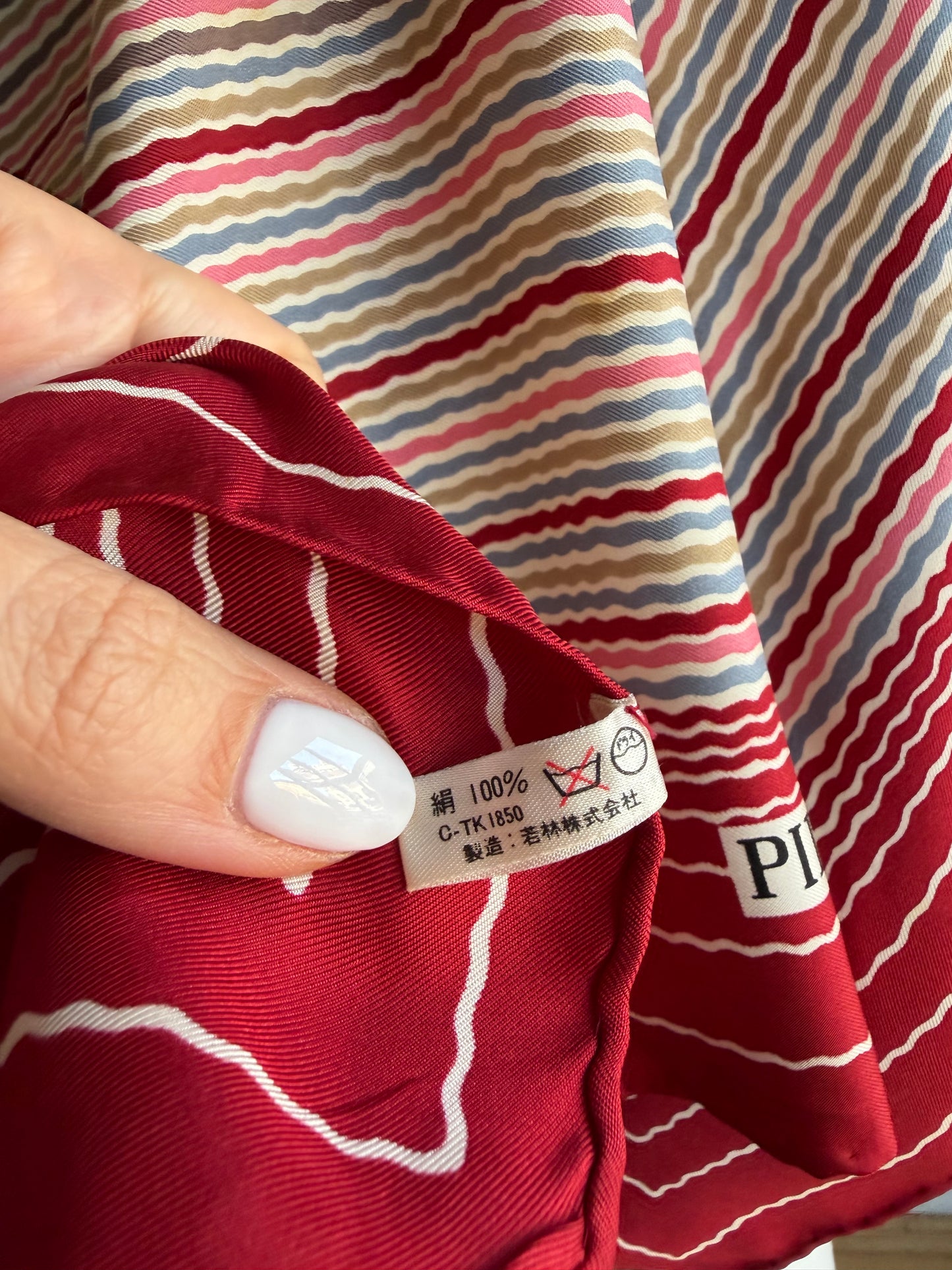 #8 Vintage Pierre Balmain silk scarf