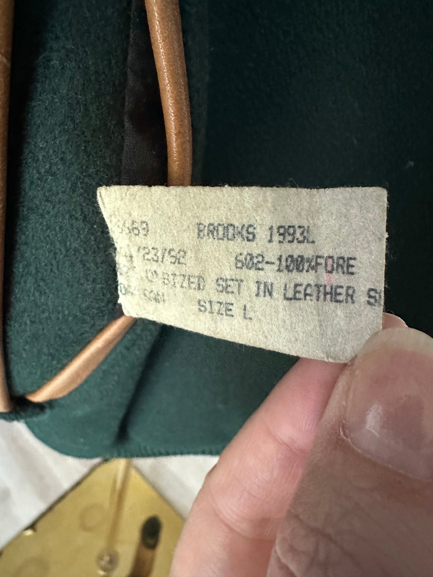 90s Brooks Brothers wool varsity jacket with leather sleeves. Made in the USA