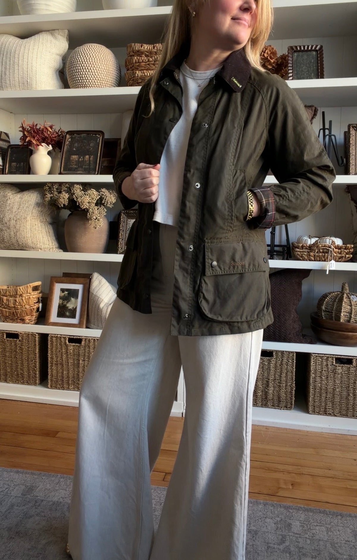 Barbour Classic Beadnell Wax jacket. Made in England
