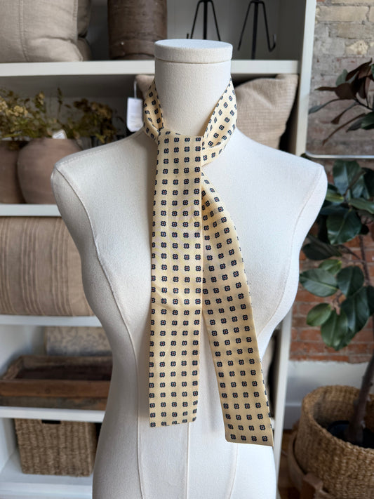 Vintage AY Strauss silk tie. Made in the USA