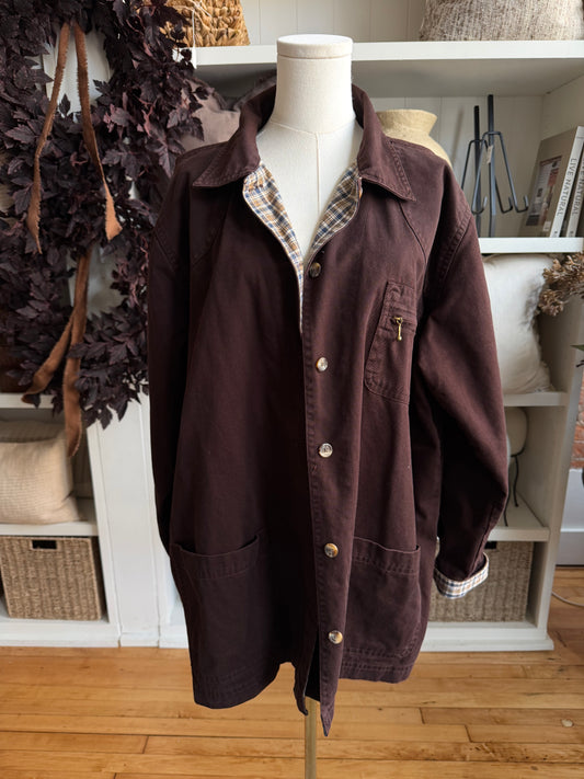 90s Cabin Creek brown chore cost. Fits M-XL