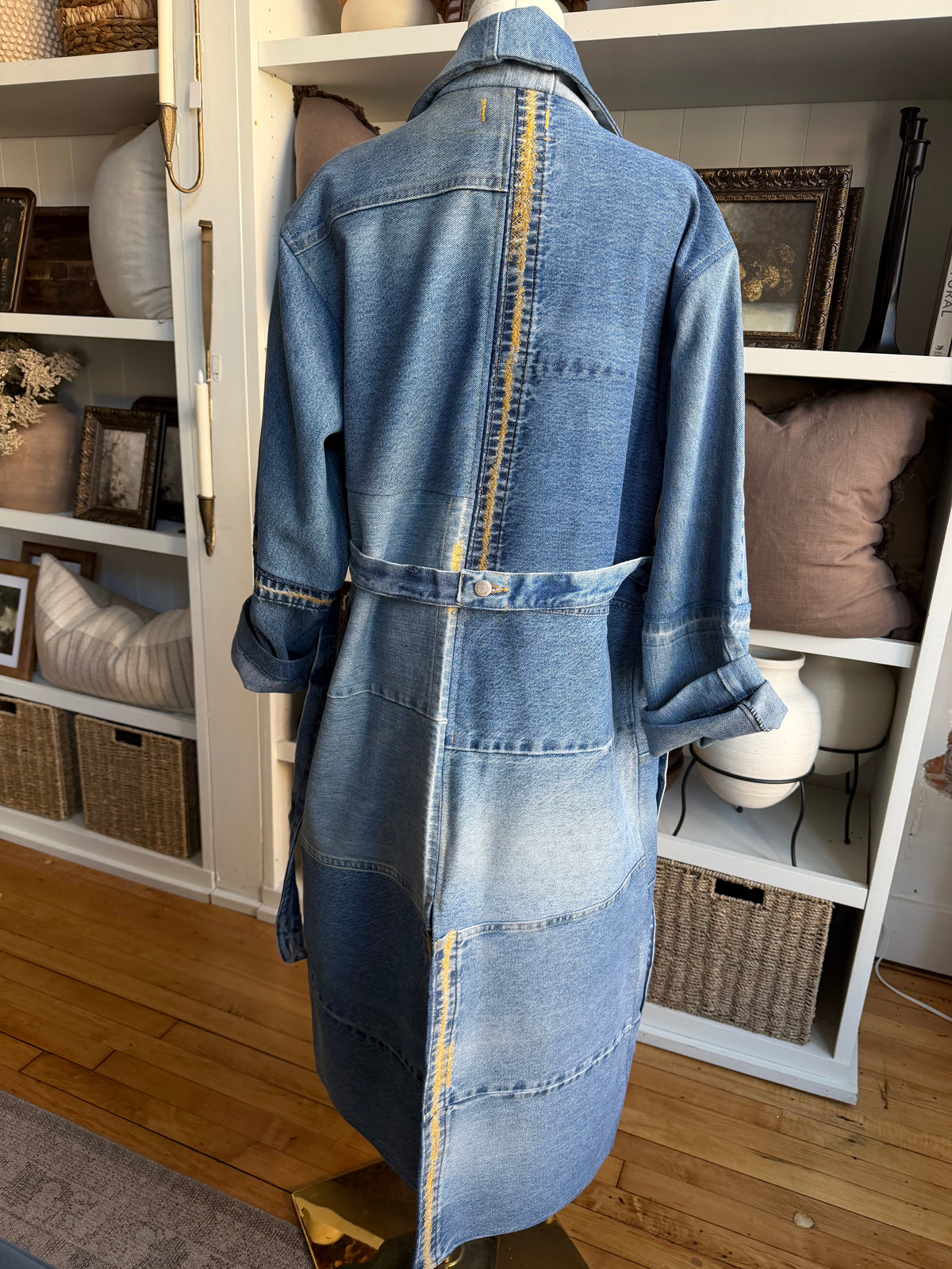 #3 Reworked denim trench. Size S