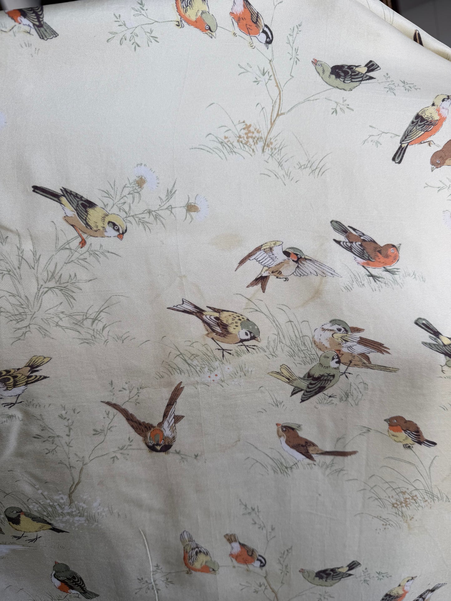 Paris vintage silk scarf #21