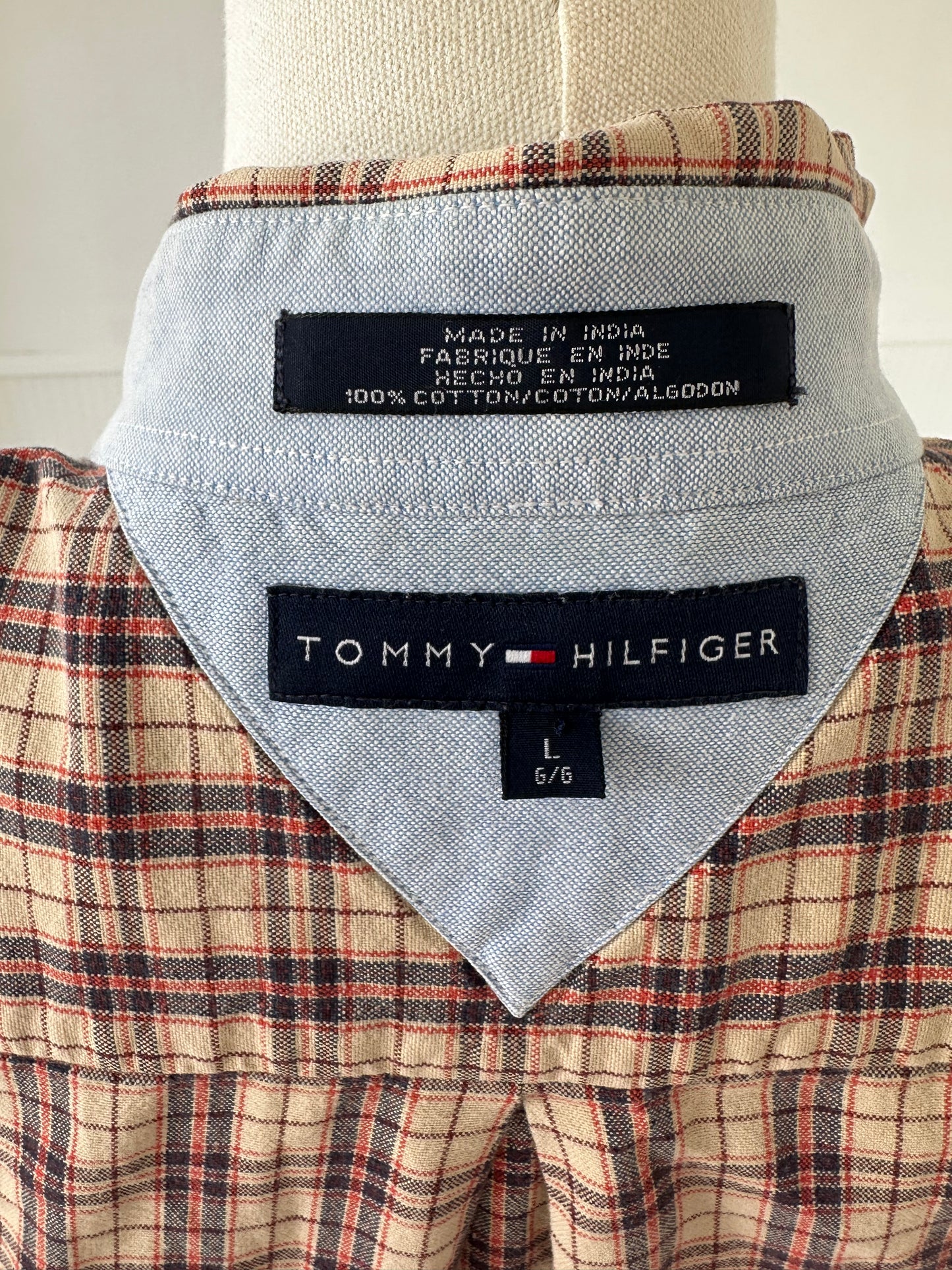 90s Tommy Hilfiger plaid button down