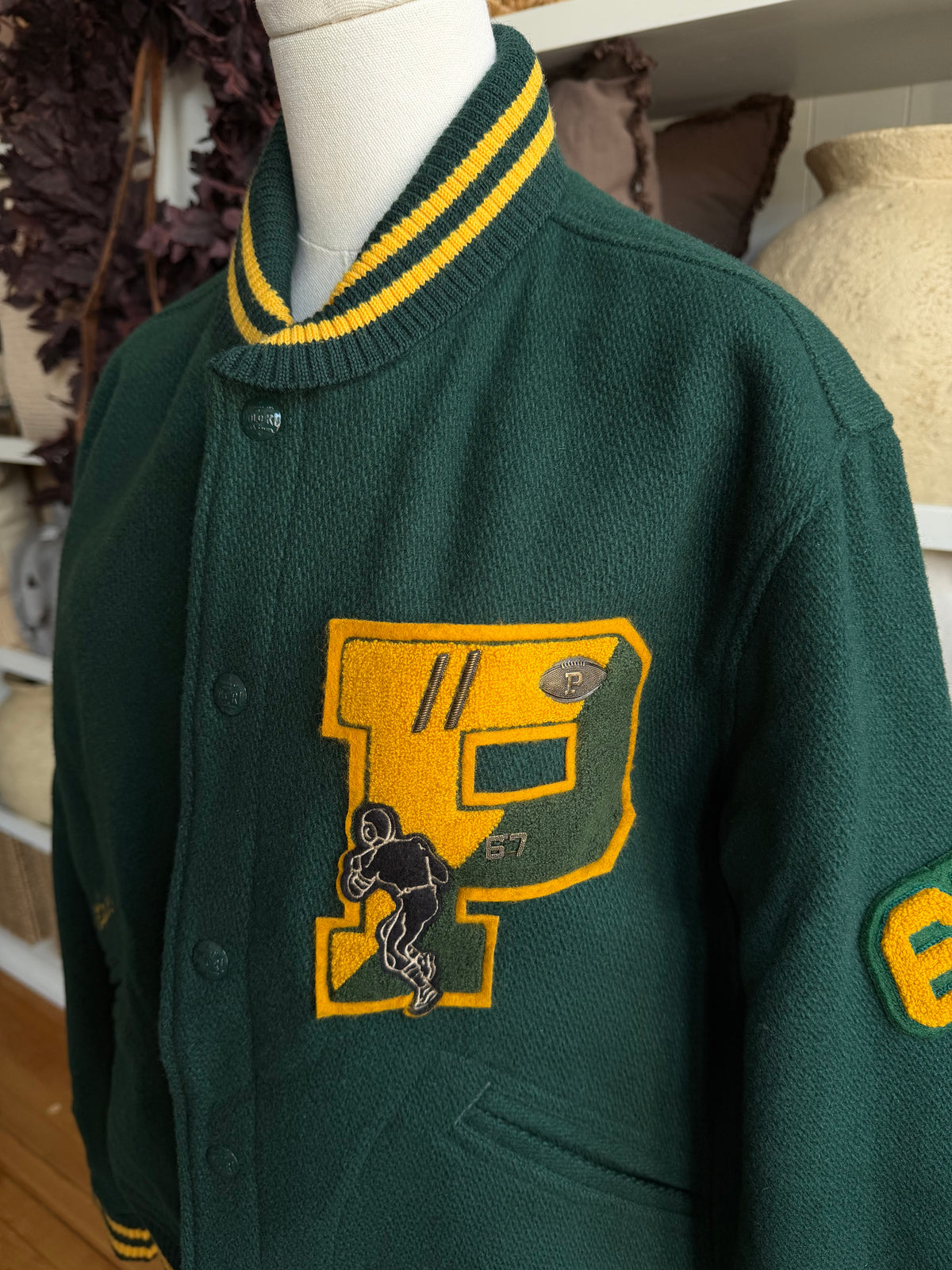 Polo Ralph Lauren wool Tigers varsity jacket. New with tags. Fits S-L
