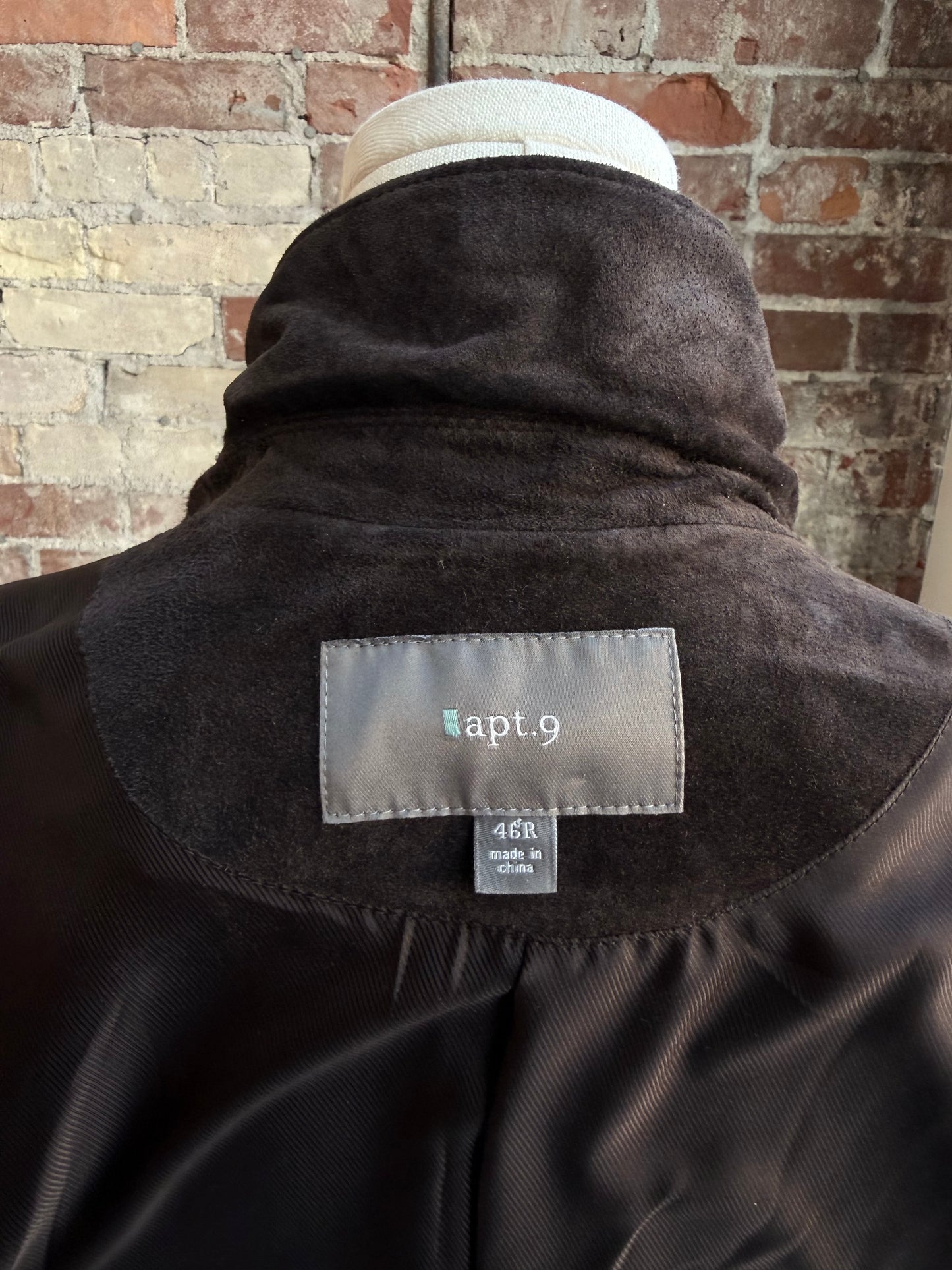 00s Apt 9 brown suede blazer