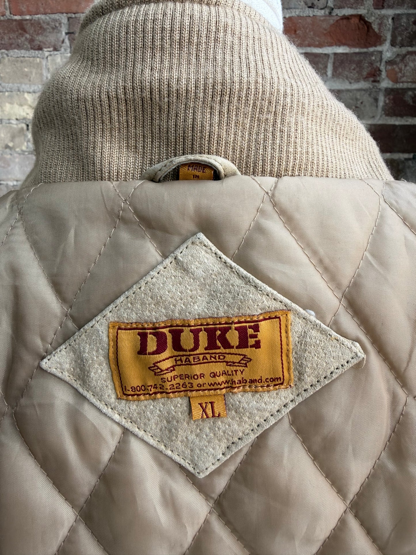 90s Duke suede bomber