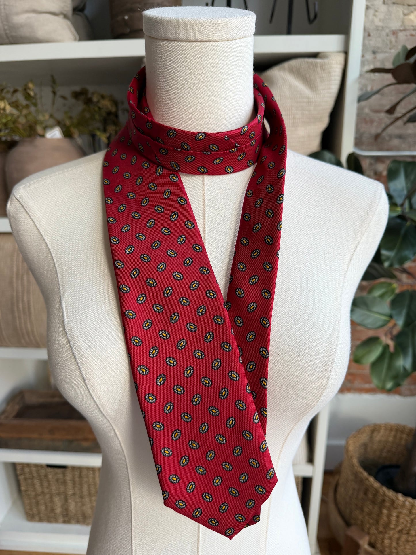80s Brooks Brothers silk tie