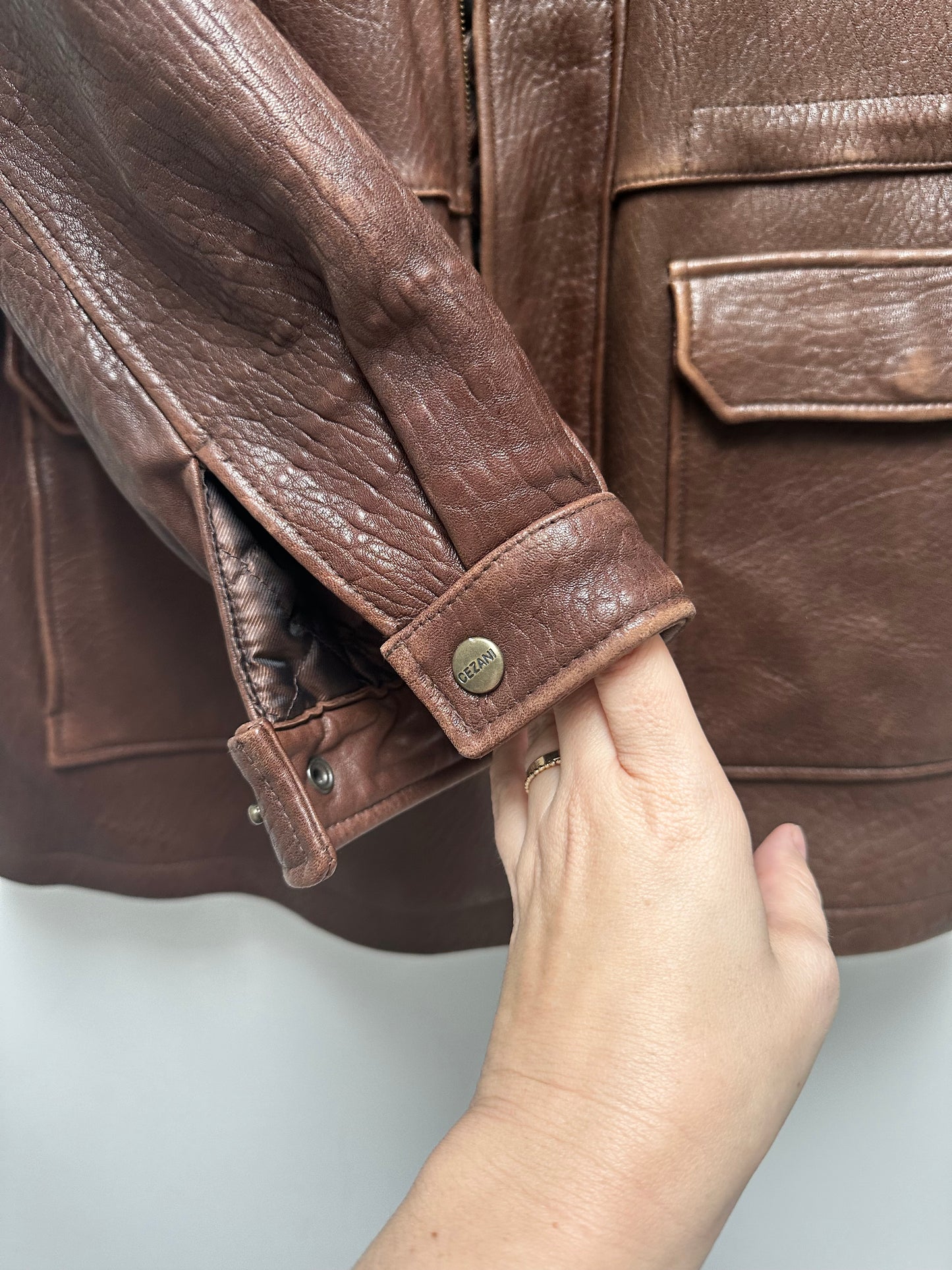 Vintage Cezani leather jacket