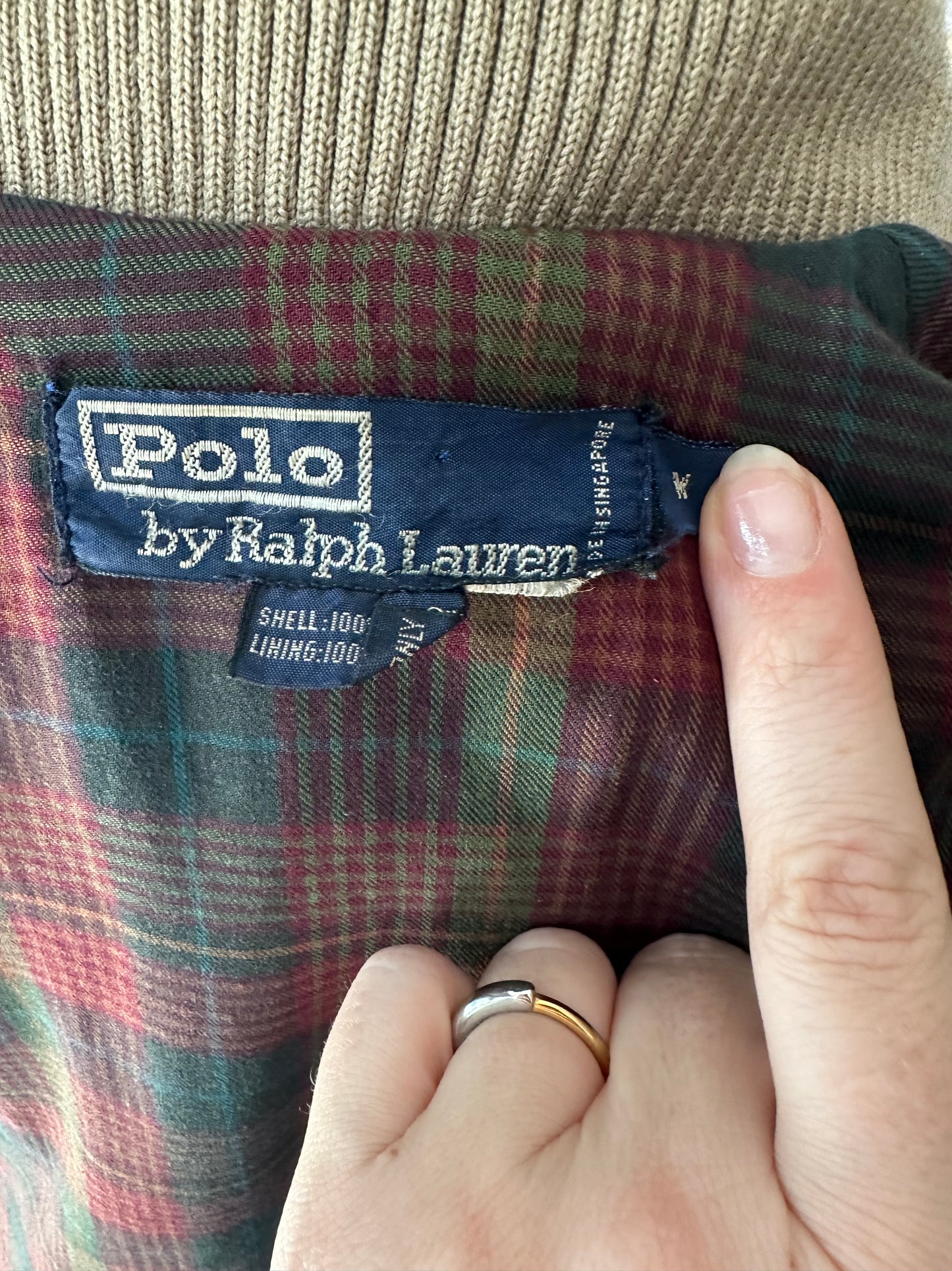 90s Polo Ralph Lauren corduroy bomber