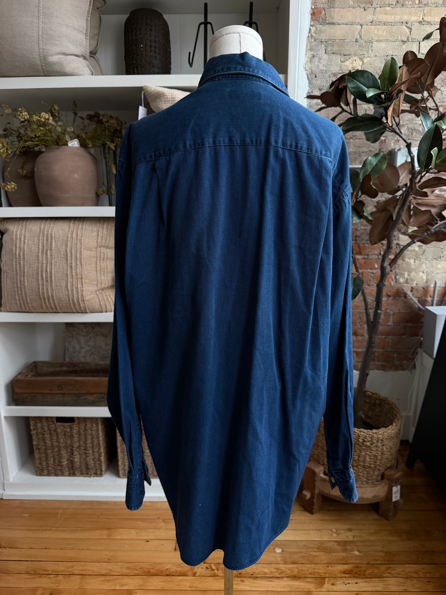 90s Nautica denim corduroy button down