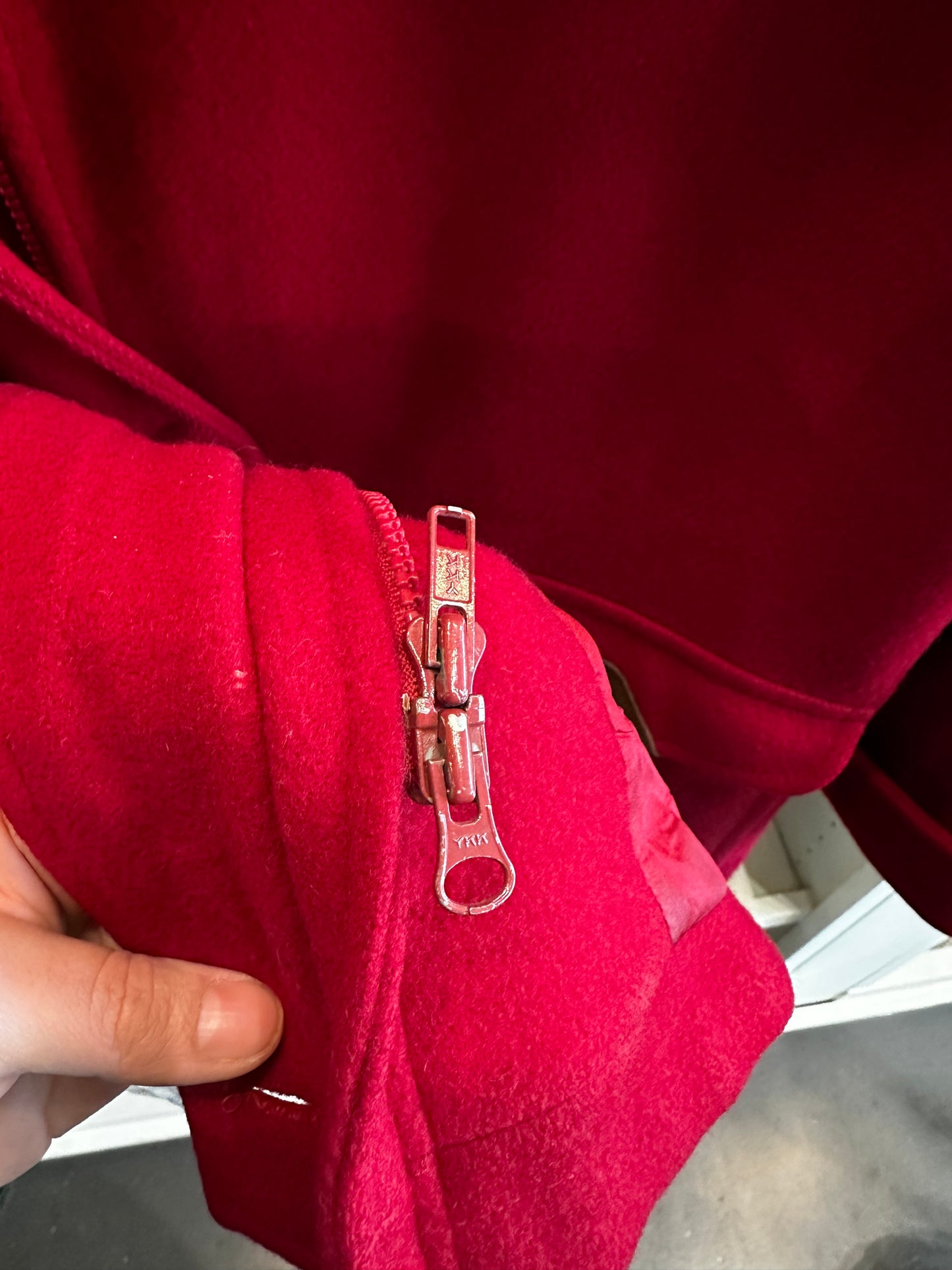 Mackintosh red wool jacket