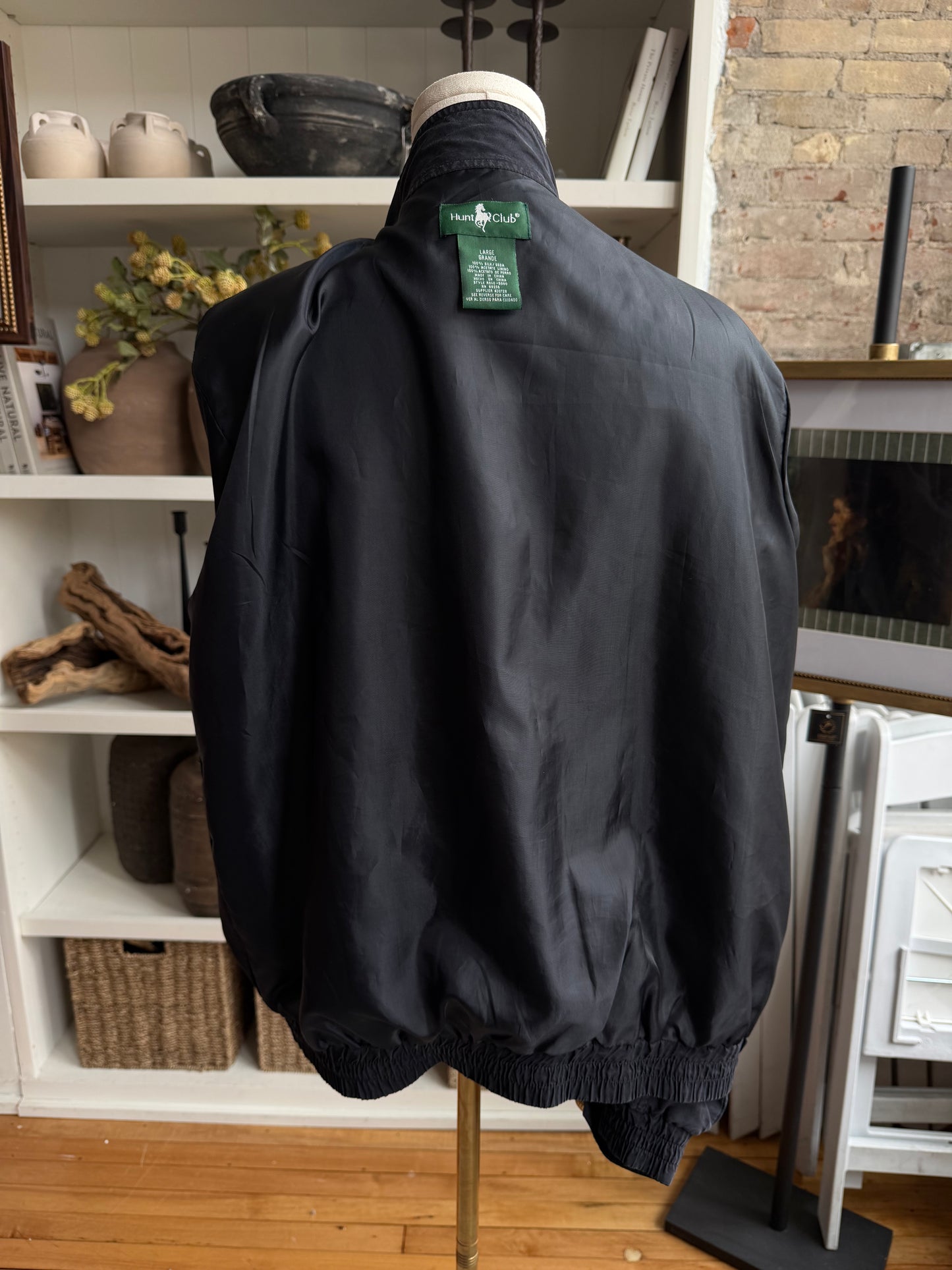 90s Hunt Club silk bomber