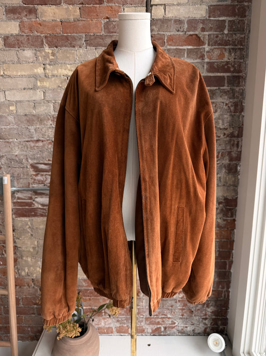 90s Field Gear suede bomber